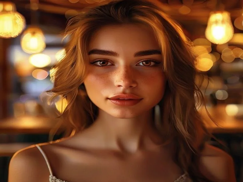 AI-generated woman used in a dating profile