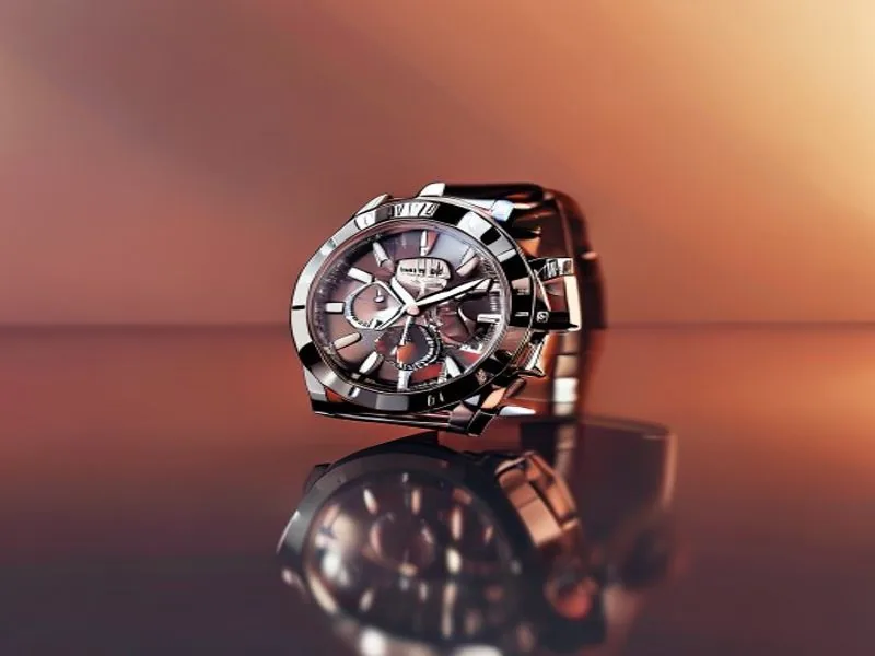 AI-generated wristwatch product photo